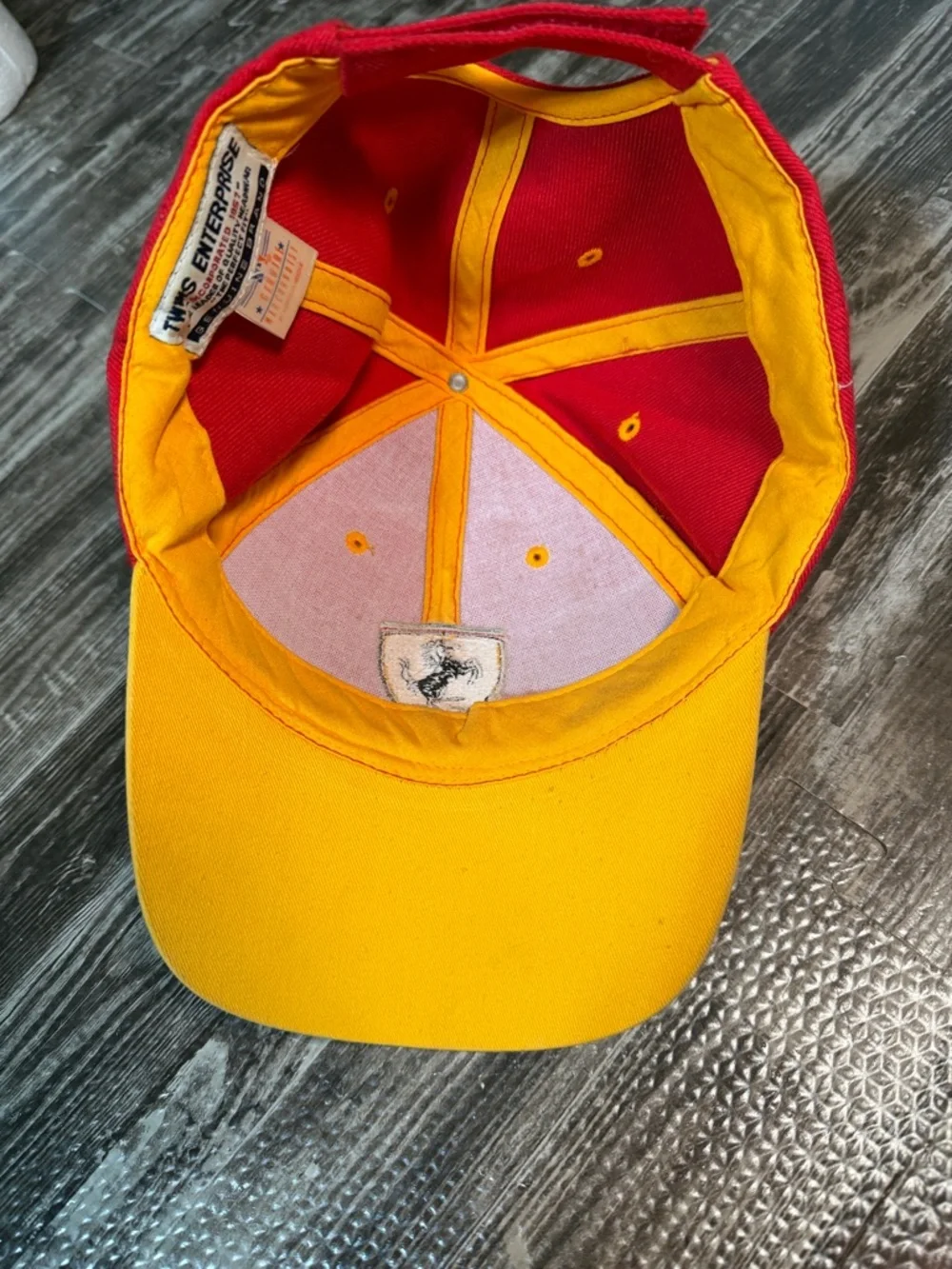 Vintage Twins Enterprise Ferrari Formula 1 Racing Baseball Hat
